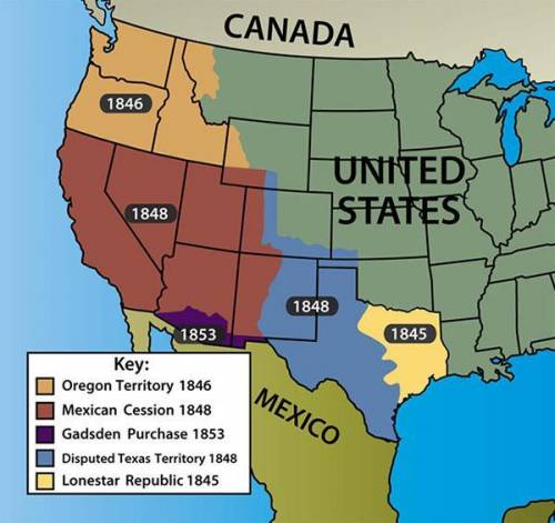 A8TH GRADE HISTORY- MEXICAN AMERICAN WAR

Describe events that explain the border differences betw