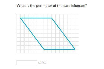 What is the perimeter of the parallelogram? In units