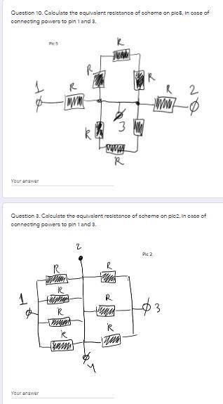Calculate the equivalent resistance