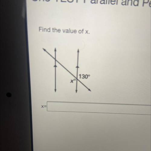 What is the value of x and show work pls