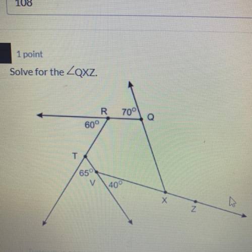 Please help solve for angles Q X and Z