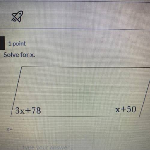 3x+78 x+50 solve for X 
Someone help please