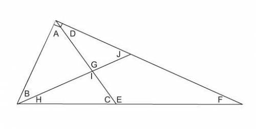 In the figure, angle G measures 102° and angle D measures 30°. What is the measurement of angle B?