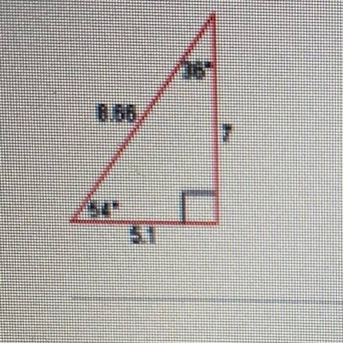 Classify the following triangle. Check all that apply.

A. Isosceles
. B. Equilateral
C. Scalene
E