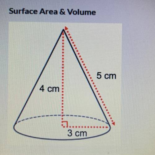 I need to calculate the surface area and volume of this figure.