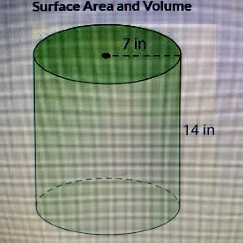 I need the surface area and volume