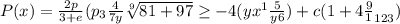 P(x)=\frac{2p}{3+e}(p_{3} \frac{4}{7y} \sqrt[9]{81+97}\geq -4(yx^{1} \frac{5}{y6} )+c(1+4\frac{9} 1_{123} )