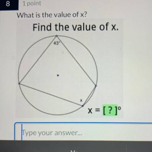 What’s the value of X????