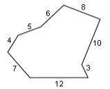 I need to find the area of this irregular polygon. Any guidance is appreciated.