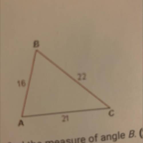 Use any method you like to find the measure of angle A