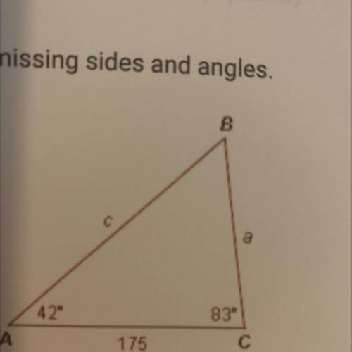 Use the law of cosines to find the length of a