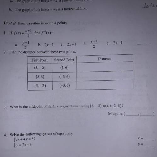 HELPP FASTTT PLEASEE HELP MEEE

1-2
x+1
1. If f(x) = find f-'(x)=
2
2
Y +1
y-1
b. 2y-1
c. 2x +