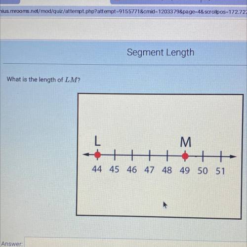 What is the length of LM?
