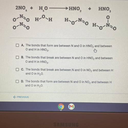 HELP ME PLEASE!!!
Which 2 statements are true about this chemical reaction that forms acid rain?