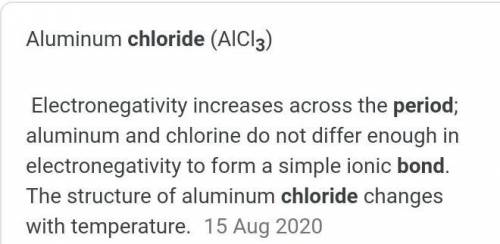 Describe the trends in properties of Chlorides across period 3