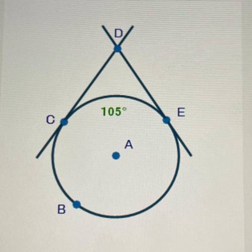 HELL ASAP WILL MARK BRAINLIEST!!!

Lines CD and DE are tangent to circle A, as shown below:
CE is