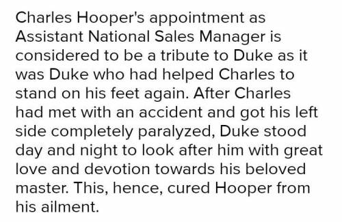 Why do you think Charles Hooper’s appointment as Assistant National Sales Manager is considered to b