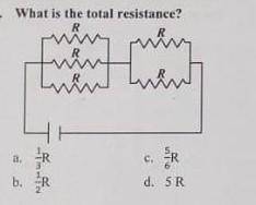 What is the total resistance?​