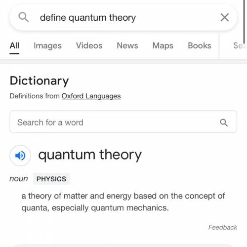 Define quantum theory i m bor..ed​