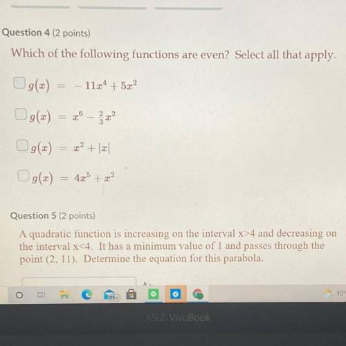 Could someone help with question 4 i’m not too sure what it means