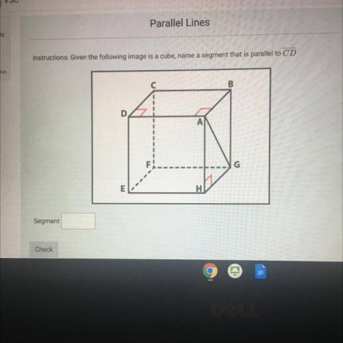 What is the segment 
Parallel lines
