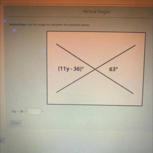: Use the image to complete the equation below.