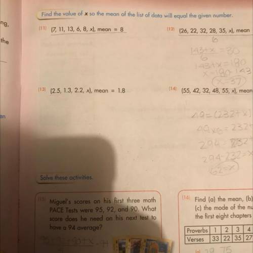 Can someone help with 11 & 13