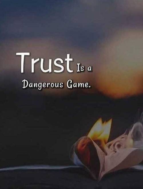How many people are agree with this statement? what is trust? ​