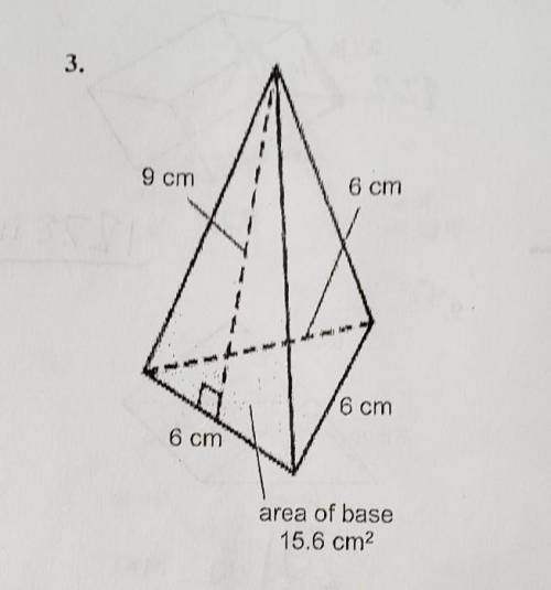 Find the total surface area of each pyramid. Round to the nearest tenth if necessary.​