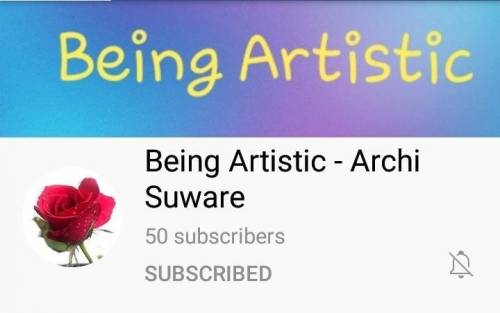 Pls subscribe to my channel Being Artistic Archi

Pls support my little channel I share crafts and
