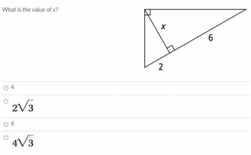 What is the value of x? PLEASE HELP