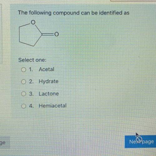 The following compound can be identified as