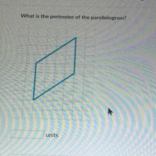 What is the perimeter of this parallelogram? Please help asap!