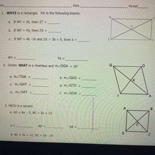 Please help solve 1, and 2