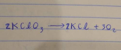 How do I balance this equation? ?KClO3 → ?KCl + ?O2(g) and what type of reaction is it?