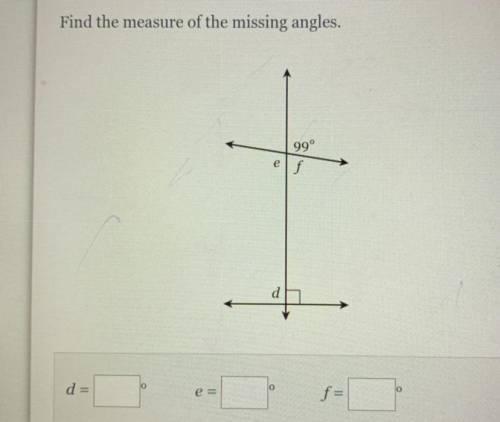 Find the measure of the missing angles. WILL GIVE BRAINLIEST