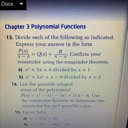 Question 13 plz show ALL STEPS so I can learn thnx