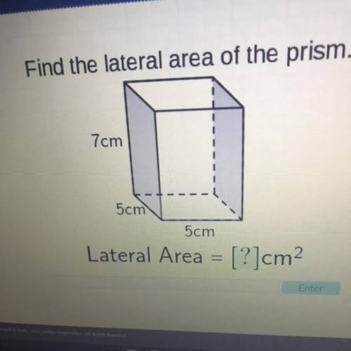 Emergency Answer Quickly
Find The Lateral Area Prism