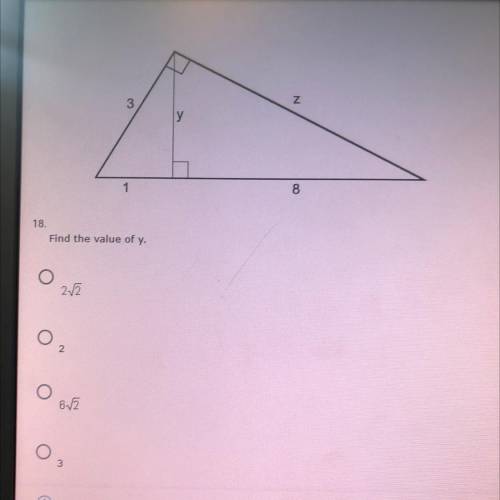 Please Help!! :D
Find the value of y.