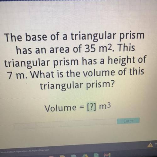 Help Now
The Base Of A triangle prism