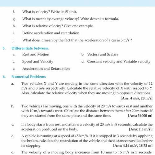 Question number.6 
Numerical Problems