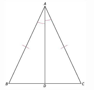 Look at the figure. How can you prove ∆ABD and ∆ACD are congruent?

A.It is not possible to determ