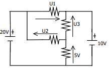 How to calculate voltage U1 ?
Please help!