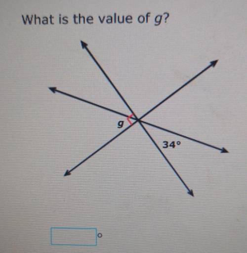 What is the value of g? ​