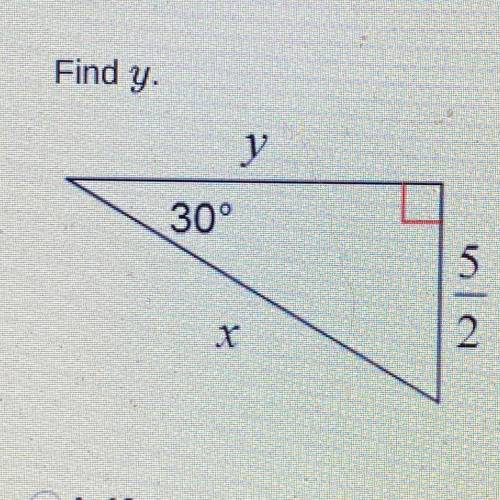 Find y on this triangle
