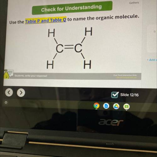 What is the name of this organic molecule