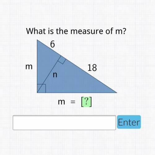 What is the measure of m?