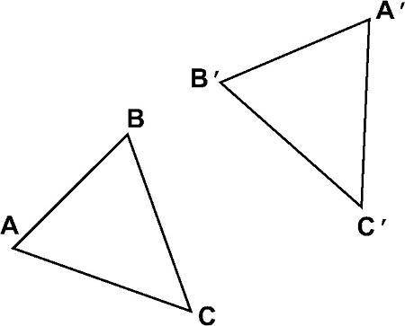 Determine what type of transformation is represented.

A. none of these
B. reflection
C. dilation