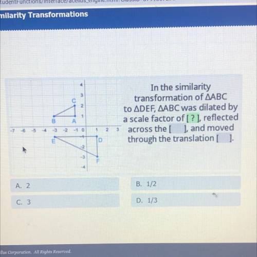 Help again geometry similarity transformations