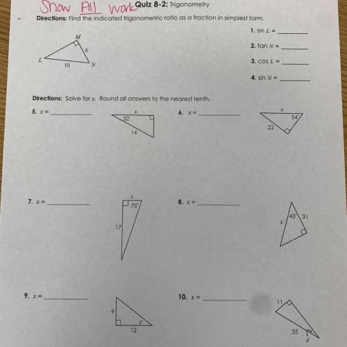 What are these answers? Please help me.